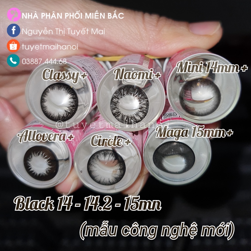 KÍNH ÁP TRÒNG Chính Hãng Vassen Sexy Me Hàn Quốc - Trọn bộ combo lens đầy đủ