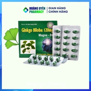 Viên uống bổ não Ginkgo Biloba 120mg Mg-B6 - Hộp 100 viên