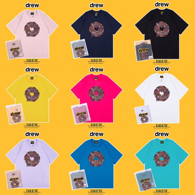 Áo phông drew house hình bánh donut