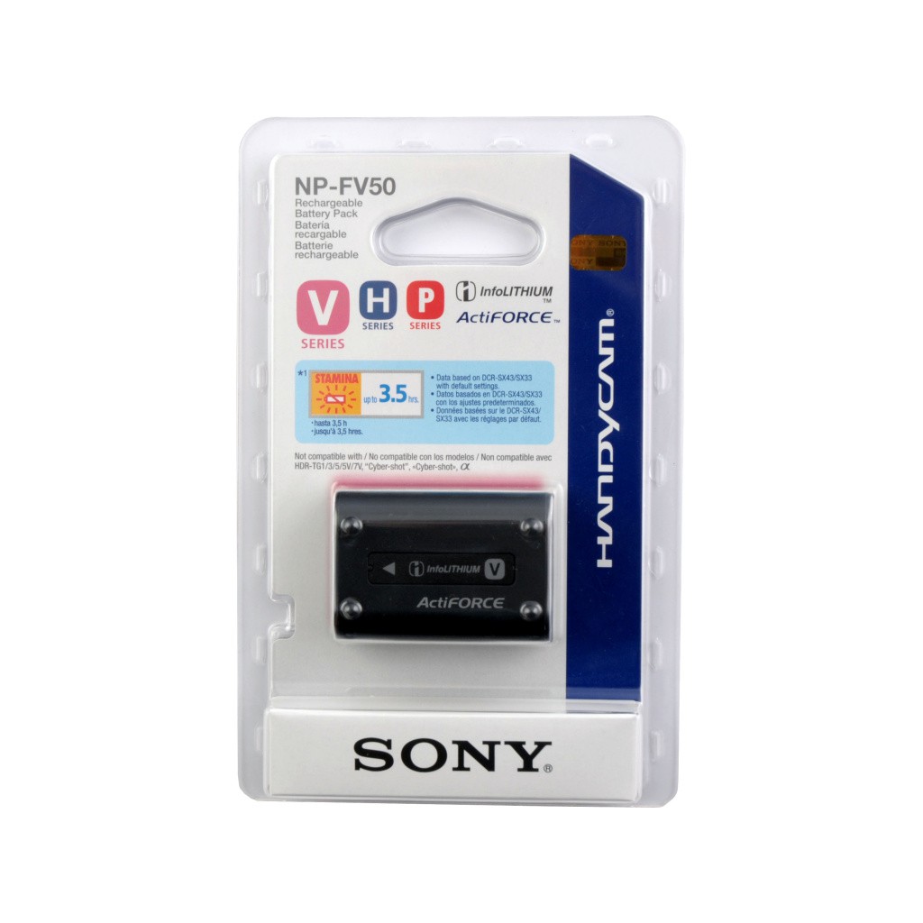 Pin Sony NP - FV50 ( NP FV50 ) cho HDR CX220 CX230 CX290 CX330 CX380 CX430V CX900 PJ200 PJ230 PJ340 PJ380 AX100 TD30V