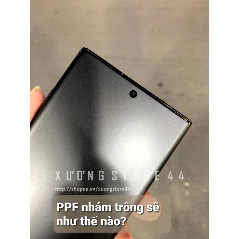 [Note20/20U] Dán dẻo PPF Samsung Note 20 Ultra bóng chống trầy xước, nhám chống vân tay
