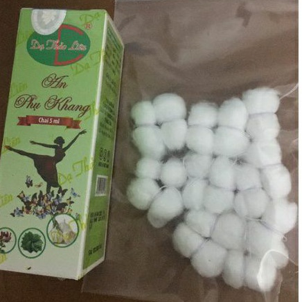 Tinh dầu An Phụ Khang Dạ Thảo Liên( tặng kèm 15 -> 30kén bông)