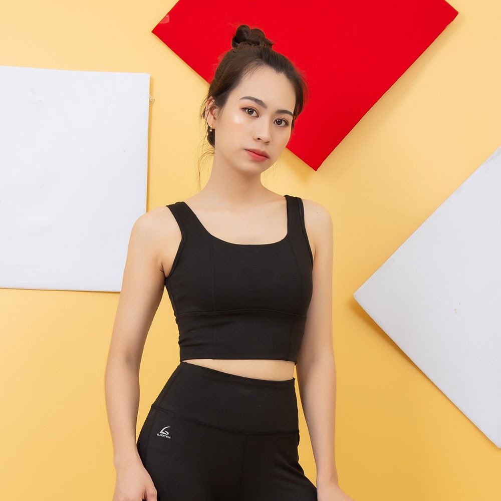 Áo bra thể thao dây lưng thun 4 chiều mềm nhẹ cá tính tập yoga, gym No.01