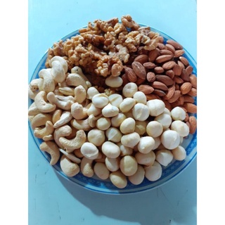 Mix 4 loại hạt ngon macca, óc chó,hạnh nhân, hạt điều hàng ngon chuẩn 1kg