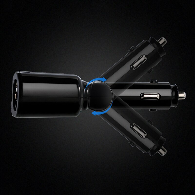 Tẩu Sạc 2 Cổng USB DC 12V/24V Tích Hợp Đèn LED Cho Xe Hơi