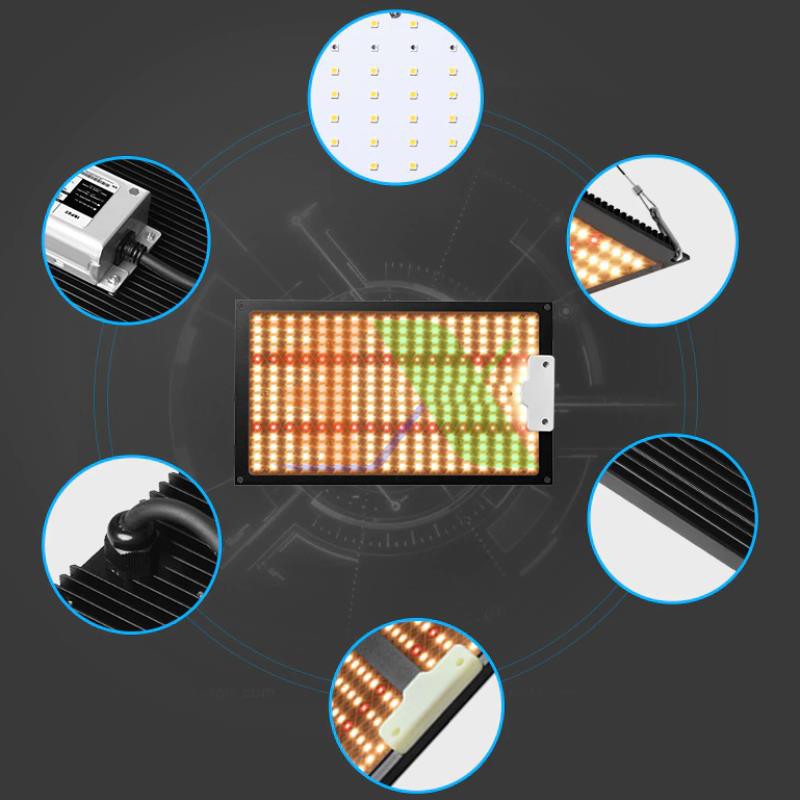 Đèn trồng cây Lượng tử QBS1000, Led grow lights chip Samsung 1000W, Đèn trồng rau trong nhà
