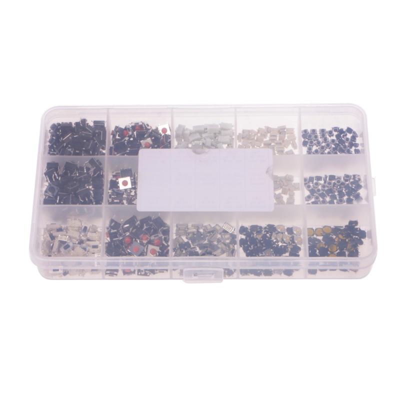 Set 750 Công Tắc Nút Nhấn 15 Giá Trị Chuyên Dụng