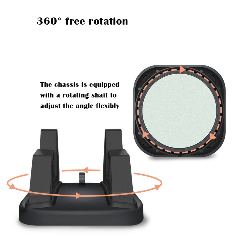 Giá Đỡ Điện Thoại Chống Trượt Xoay 360 Độ Thông Dụng Cho Xe Hơi