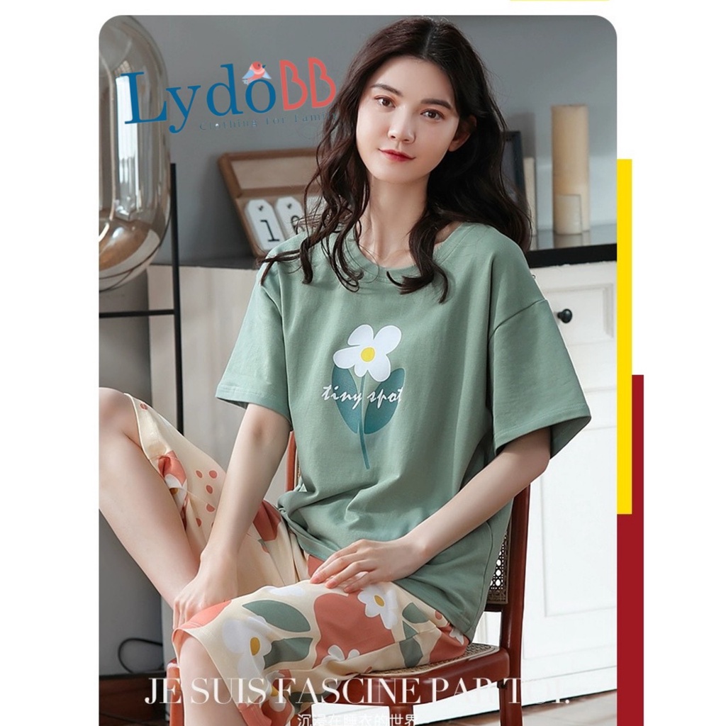 SÉT BỘ THUN LỬNG NGƯỜI LỚN MẶC NHÀ HOA LÁ