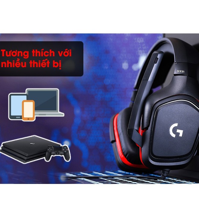 Tai Nghe Gaming Logitech G331 - Hàng chính hãng - Bảo Hành 12 Tháng