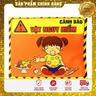 Sách Vải Cảnh Báo Nguy Hiểm - sách vải cho bé - Đồ chơi sạch Cánh Diều