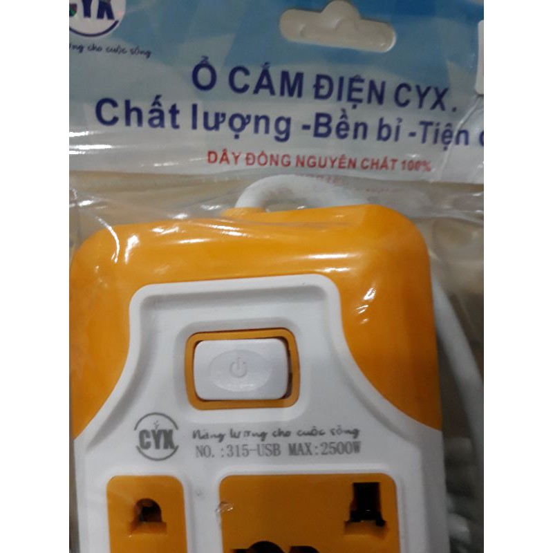 Ổ CẮM ĐIỆN 9 LỔ USB