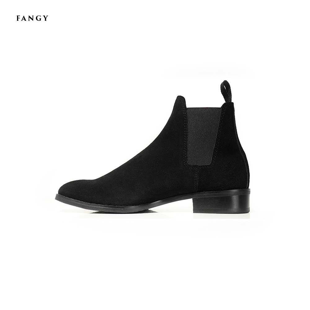 Giày boot FANGY Chelsea Boots SS2 Đen da lộn