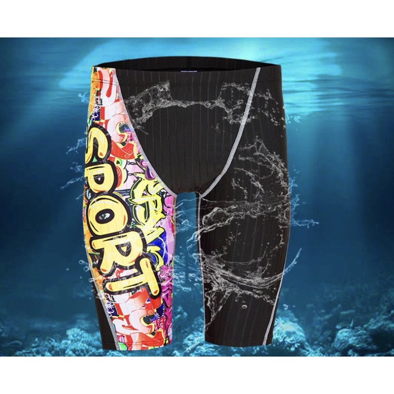 Quần bơi nam lửng gối.