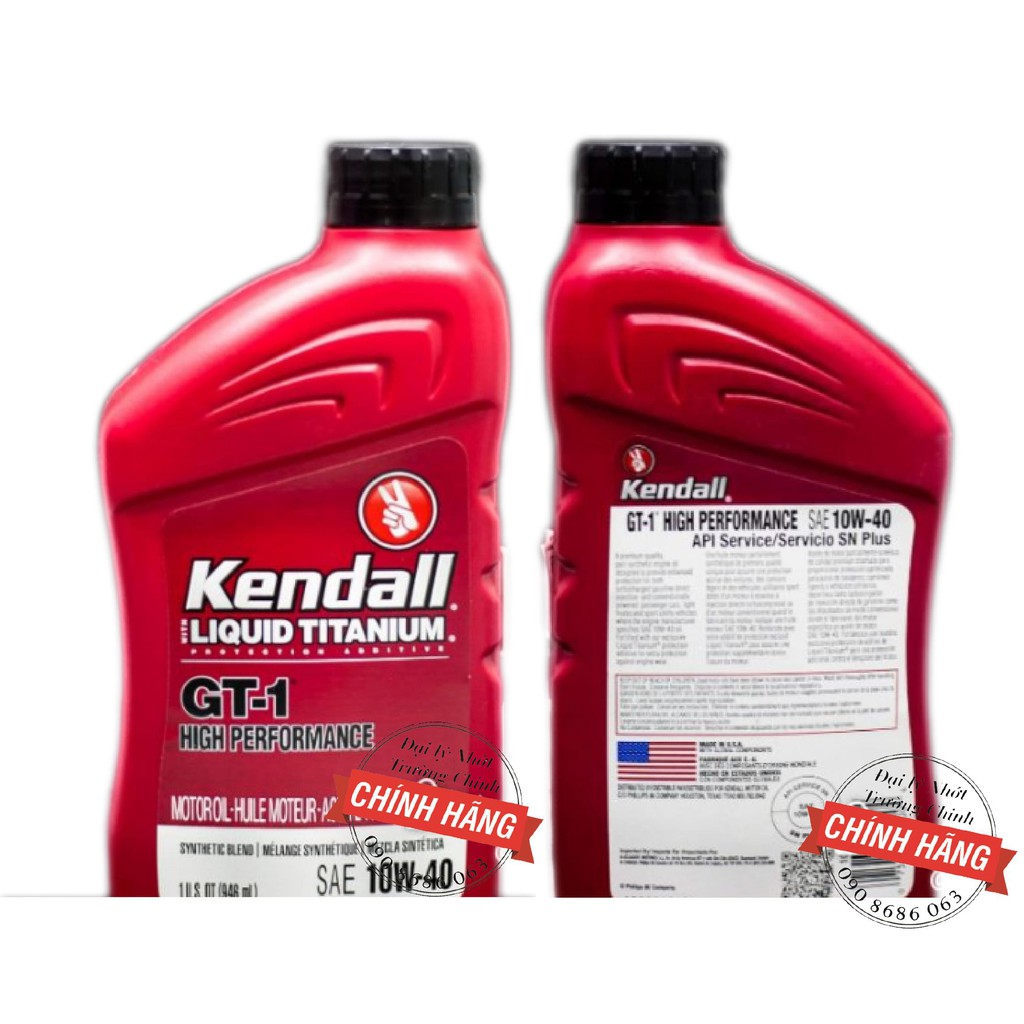 Nhớt tổng hợp Kendall Liquid Titanium dành cho xe tay ga