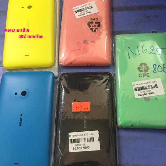 Nắp lưng lumia 625 các màu ( phụ liện bé nhím)