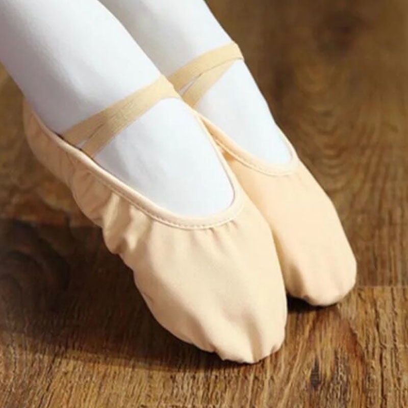Giày Sneaker Múa Ba Lê Chất Canvas Cho Nữ