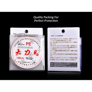 Cuộn dây câu cá 100m chất lượng