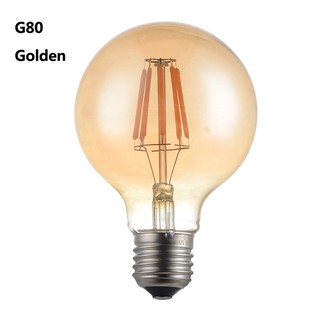 BÓNG ĐÈN EDISON - G80 ánh vàng