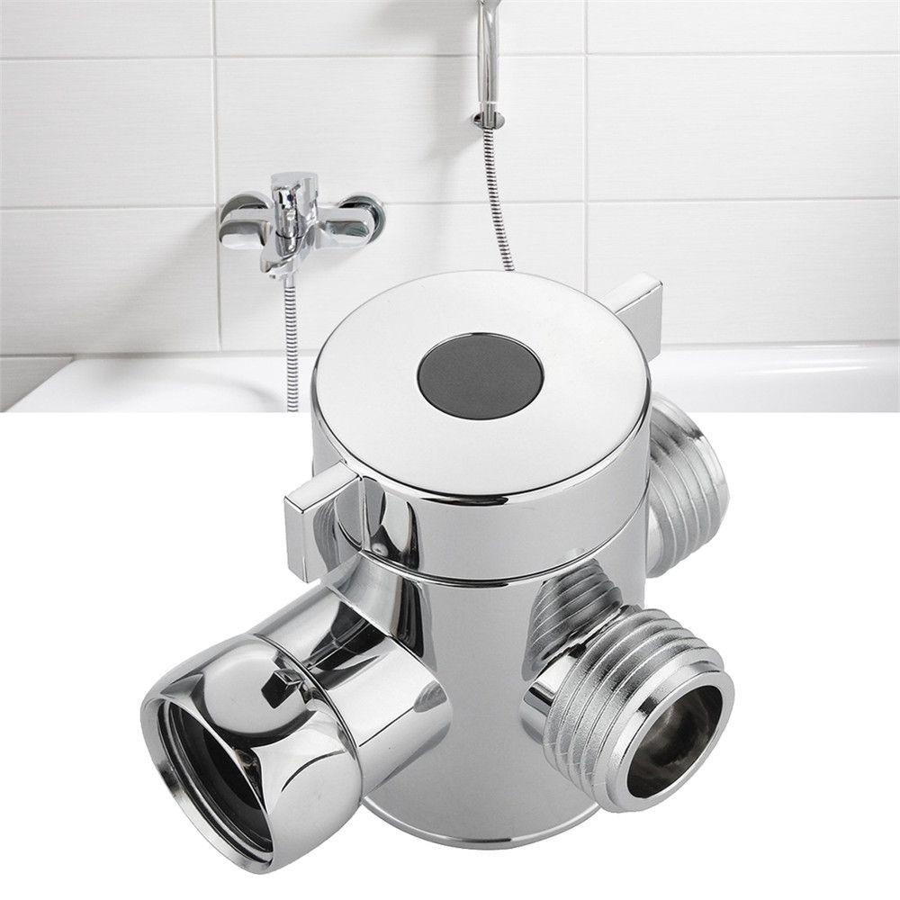 Đầu Nối Vòi Hoa Sen 3 Chiều 1 / 2 Inch Tùy Chỉnh Tiện Dụng Cho Nhà Tắm