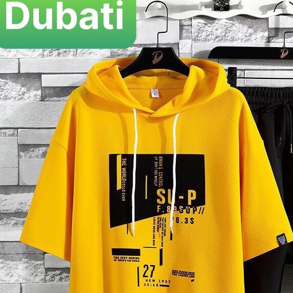 Đồ Bộ Thể Thao Nam Chữ Sup Có Nón 3 Màu,Set Đồ Bộ Thể Thao Mùa Hè- Dubati Fashion