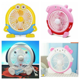 Quạt để bàn cắm điện mini hình hoạt hình,Quạt hình thú cho nhân viên văn phòng,sinh viên*TP shopjimmychan995*