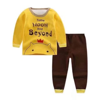Combo 6 bộ cotton bé trai