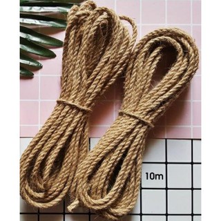 [Size 5mm] 10m dây thừng size 5 ly (5mm). Dây gai trang trí. Dây mèo cào.