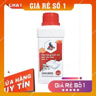 Nước tẩy bồn sứ - Tẩy bồn cầu ố vàng, tẩy phèn,tẩy vệt nước đen,sen vòi inox ,gạch men SABO-SI (shopmh59)