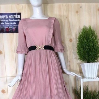 Đầm hồng dập li