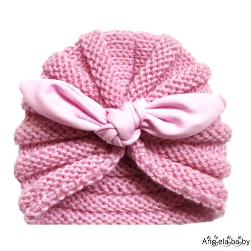 Mũ dệt kim beanie ấm áp cho bé trai và bé gái