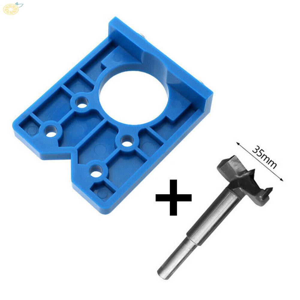 Bộ Bản Lề Cửa Tủ Kèm Mũi Khoan Cho Nhà Bếp 35mm