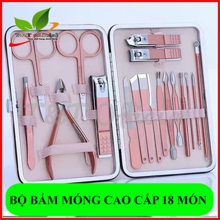 BỘ DỤNG CỤ LÀM MÓNG CẮT MÓNG TAY CAO CẤP 18 MÓN
