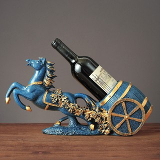Giá Đỡ Chai Rượu Vang Hình Chú Ngựa Độc Đáo Dùng Trang Trí Bàn Ăn
