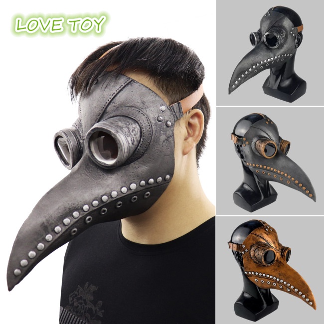 Nkodok Bệnh dịch hạch Bác sĩ Chim Che mặt Mũi Dài Mũi Dài Cosplay Đạo Cụ Cổ Điển Đạo Cụ Trang Phục Halloween
