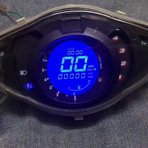 Đồng hồ điện tử LCD WAVE RS, Alpha với nhiều chức năng và màn LCD 7 màu siêu nét độ xe siêu chất G282