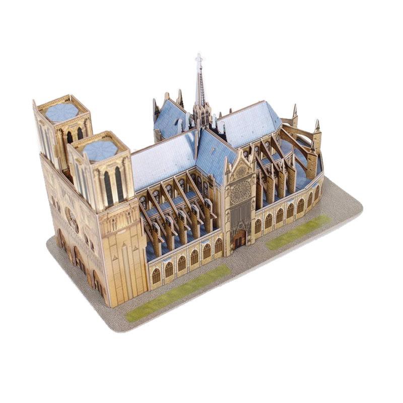 [Mã LIFETOYS1 giảm 30K đơn 99K] Mô hình giấy 3D CubicFun - Nhà Thờ Đức Bà Paris C242h