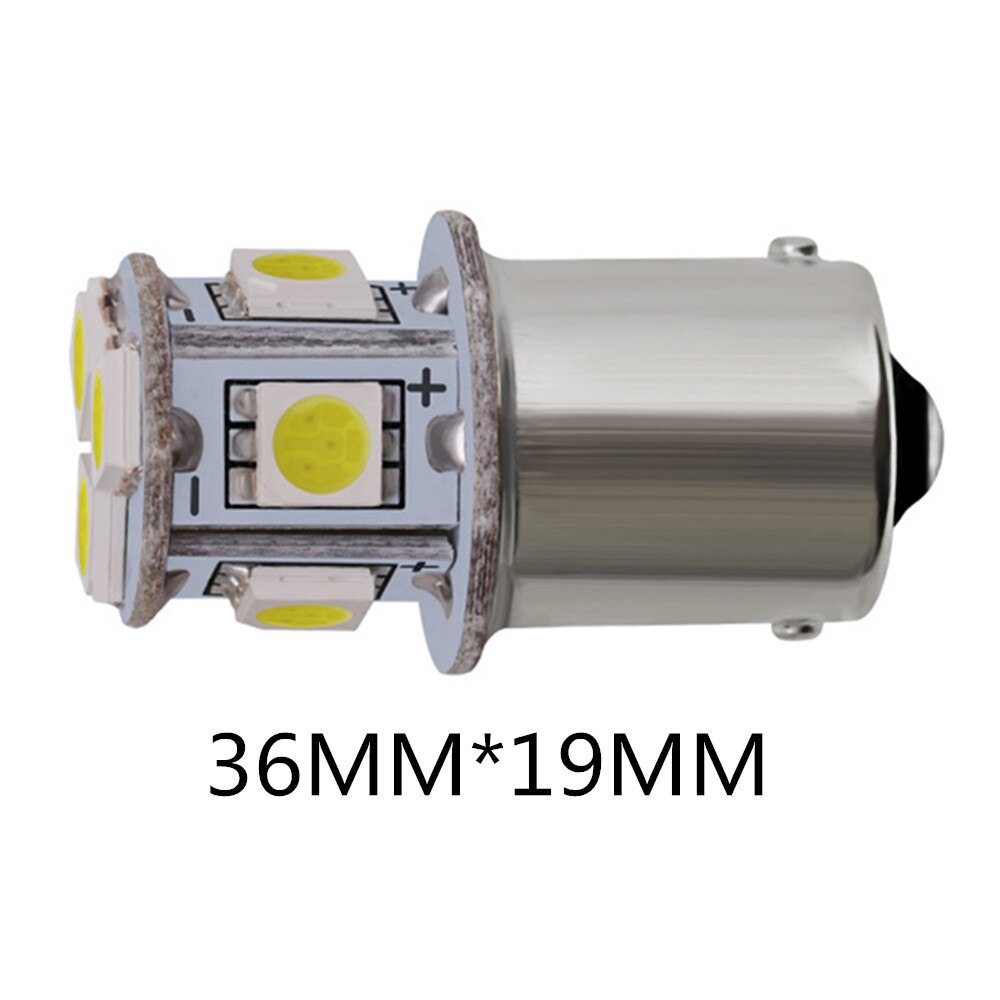 Đèn LED Tín Hiệu 1156 S25 p21W Ba15s 8 5050 SMD 12V 24V Ánh Sáng Trắng Cho Xe Hơi