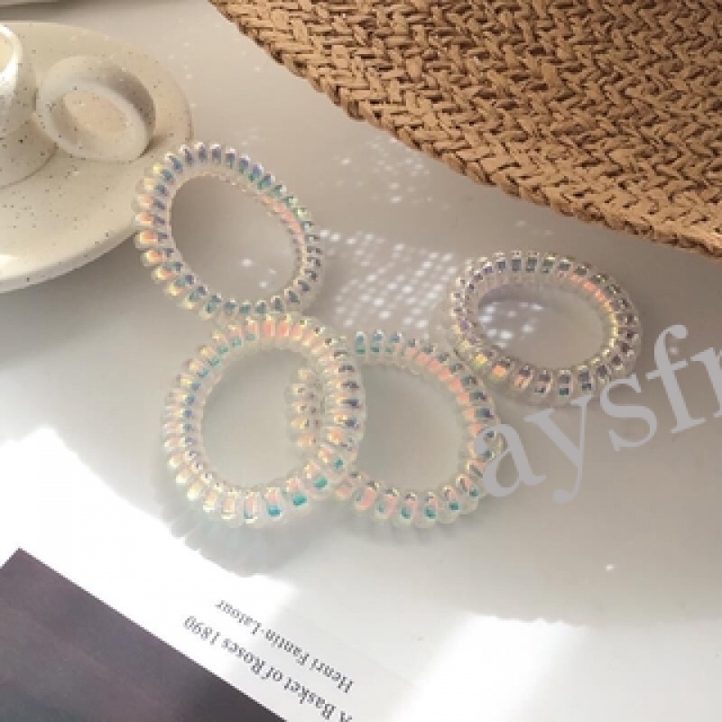 Dây buộc tóc cao su xoắn ốc dễ thương xinh xắn