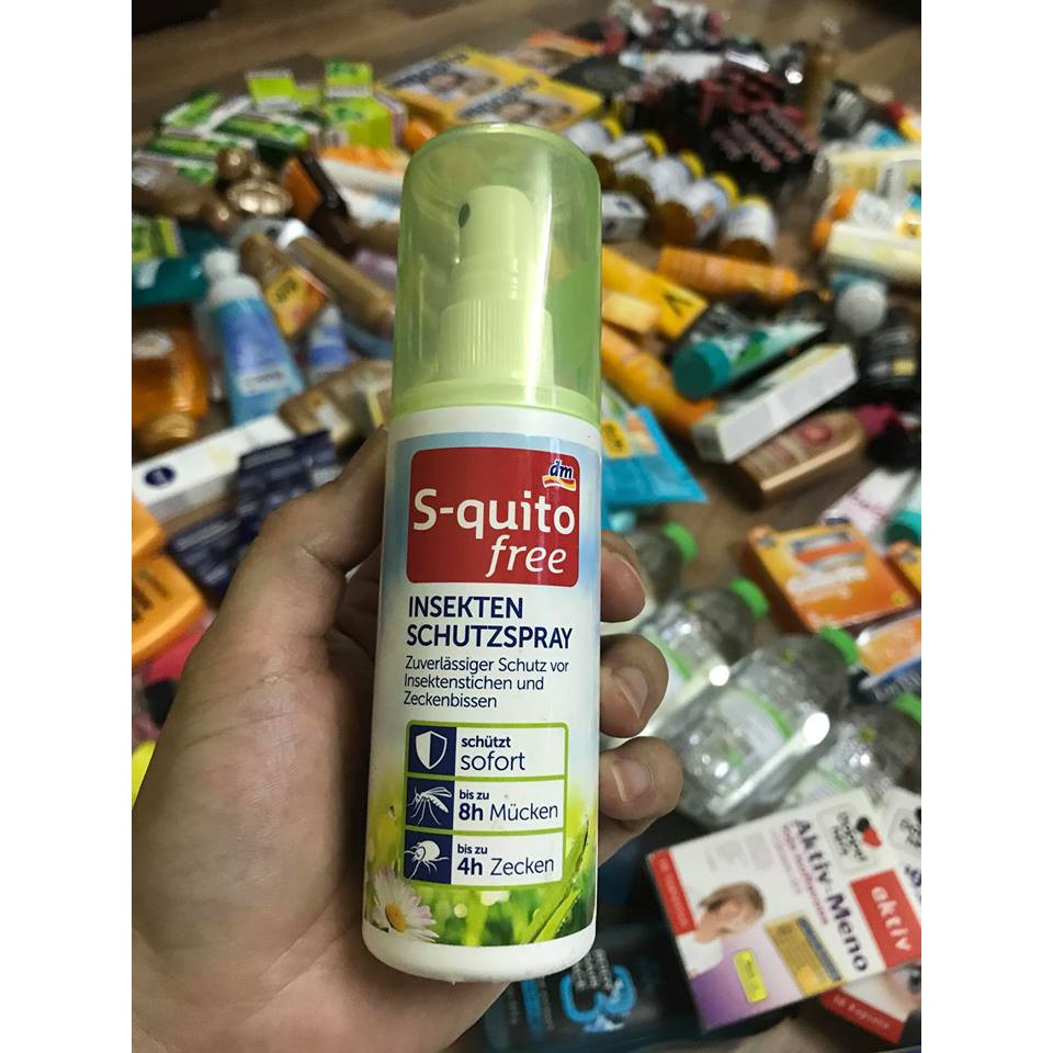 Xịt chống muỗi S-quitofree 100ml