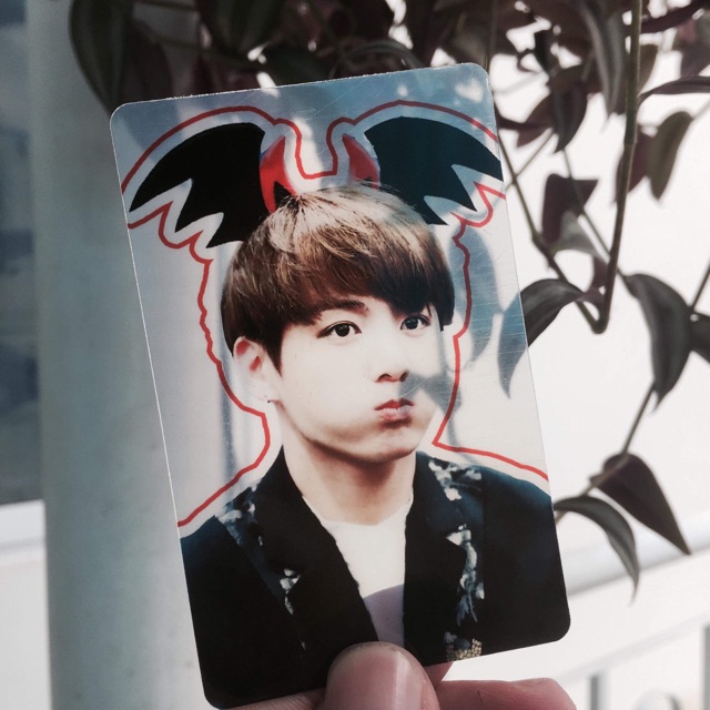 Set 5 card trong BTS JUNG KOOK