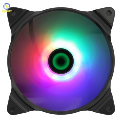 Quạt tản nhiệt cho case GAMEMAX FN-12RAINBOW-C LED Đỏ / RGB - Bảo hành 12 tháng