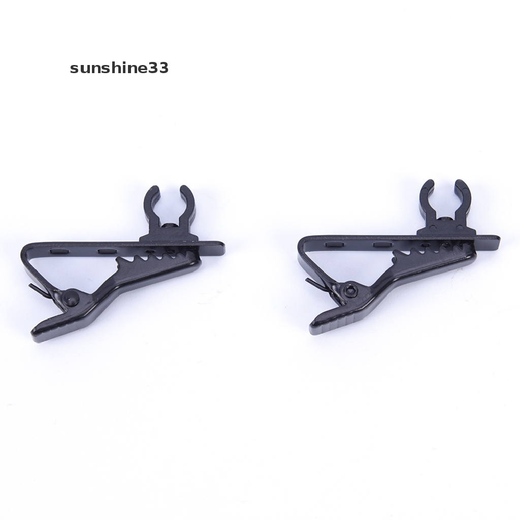 Bộ 2 Kẹp Micro Màu Đen Cho Cổ Áo