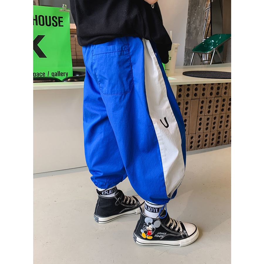 Quần Dài Tới Mắt Cá Chân Thiết Kế Mỏng Phong Cách Nhật Hàn Thời Trang Mùa Hè Hàng Mới Dành Cho Bé Trai