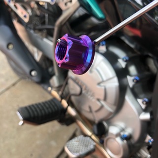 Ốc tán titan gr5 12ly gắn cho cốt gấp xe honda,yamaha.suzuki(exciter135&150,sonic,raider,satria,sirius,wave,dream...)