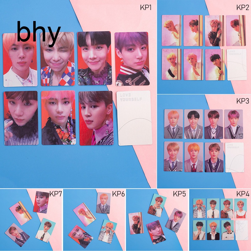 Bộ Bưu Thiếp In Hình Dễ Thương Phong Cách Hàn Quốc Cho Người Hâm Mộ