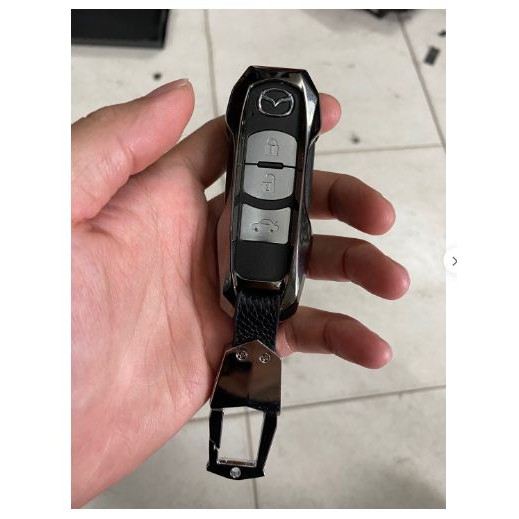 Ốp chìa khóa Mazda 2,3,6,CX5, CX8 hợp kim nhôm new 2020