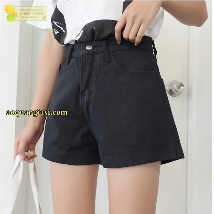 Quần short kaki lưng cao MT616