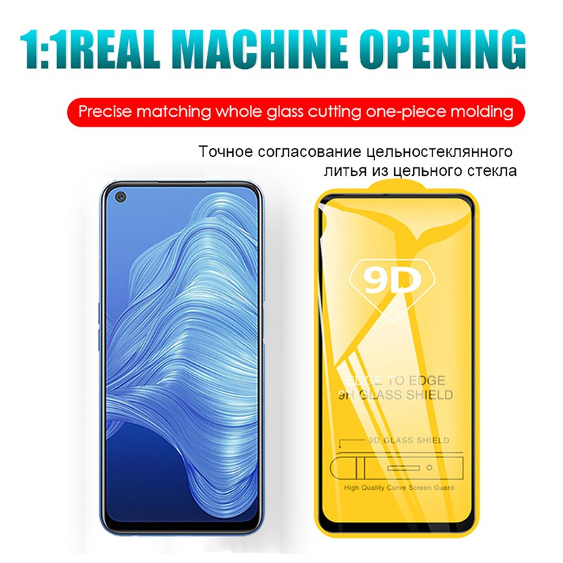 Kính Cường Lực 9D Bảo Vệ Màn Hình Cho Oppo A16 A16S A76 A96 A95 A54 A74 A94 A93 A73 A53 A33 A15 A15S A52 A72 A92 A5S A3S A12E A12 A91 A9 A5 2020 A31