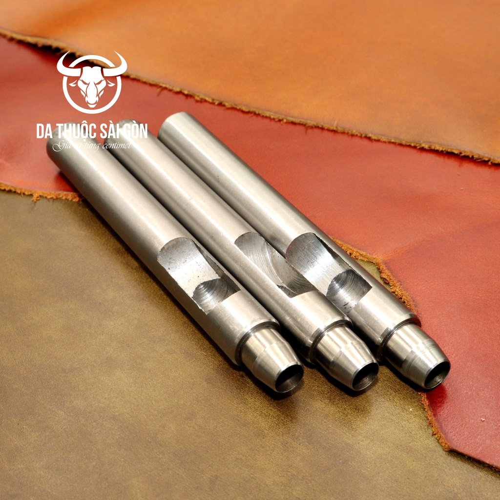 Bộ Đục Lỗ Da Cao Cấp - Có 38 Size (Từ 1mm đến 38mm) - Da Thuộc Sài Gòn